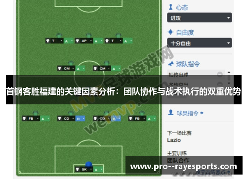 首钢客胜福建的关键因素分析：团队协作与战术执行的双重优势